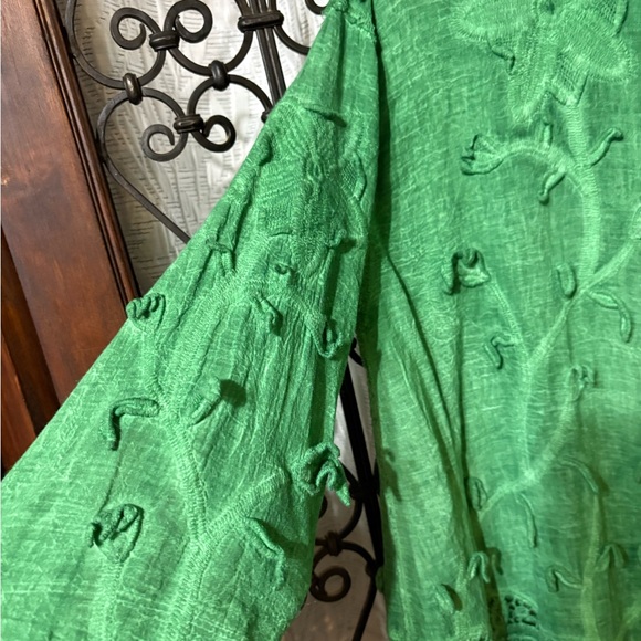 Green Embroidered Top/Jacket - Picture 6 of 9